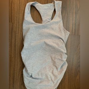 Pretty lavender/grey Beyond the Bump maternity tank- size large